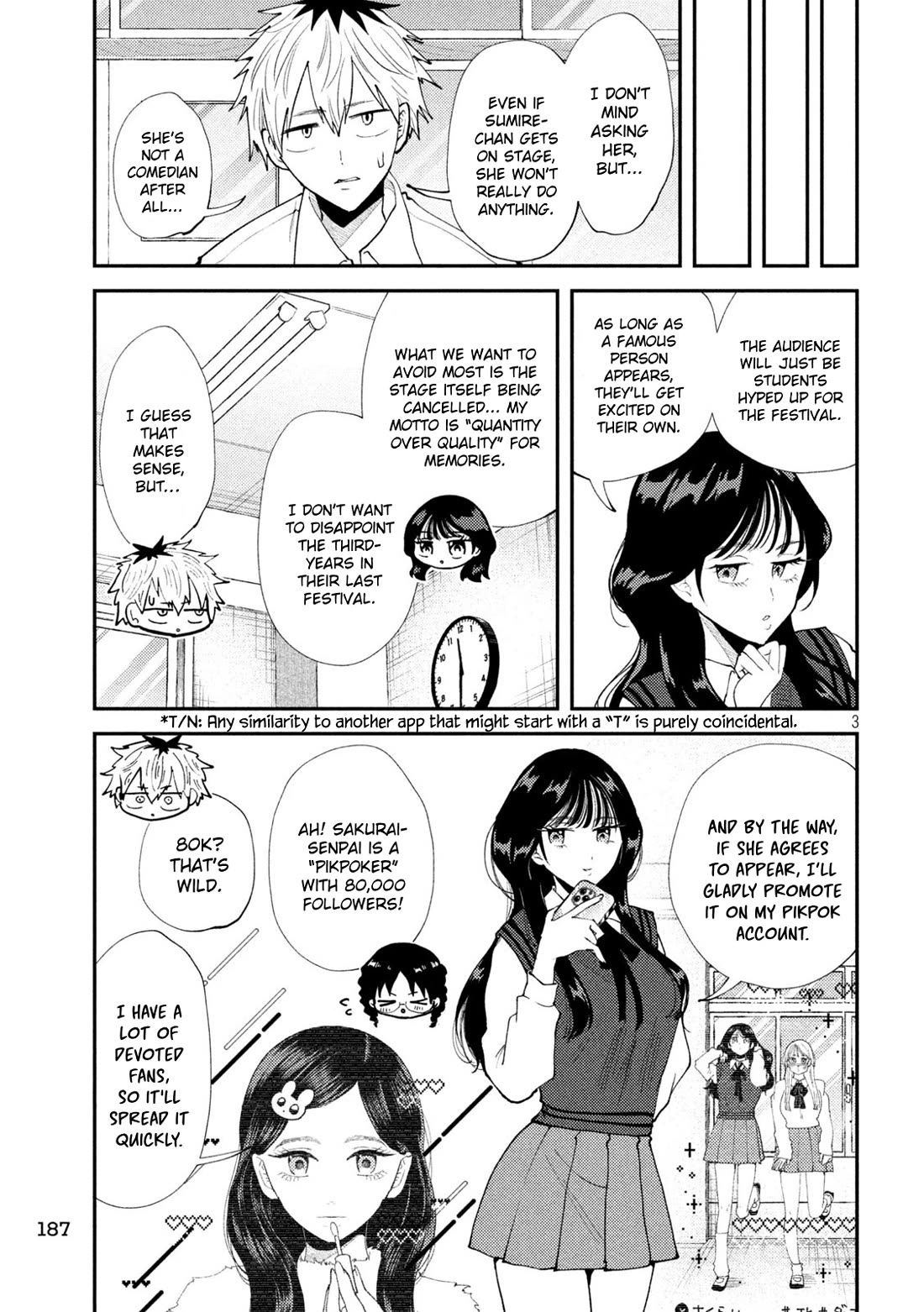 Heisei Remnant Soldier Sumire-chan Chapter 53 page 3 - Chapter 53: A Woman Who'll Appear