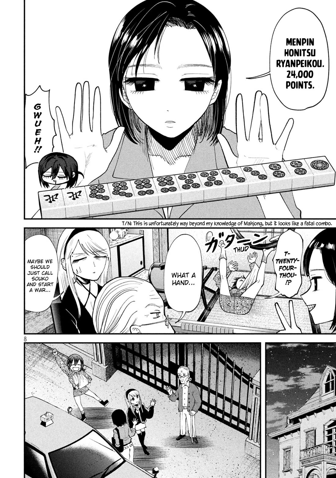 Heisei Remnant Soldier Sumire-chan Chapter 54 page 8 - Chapter 54: A Woman Under the Moon