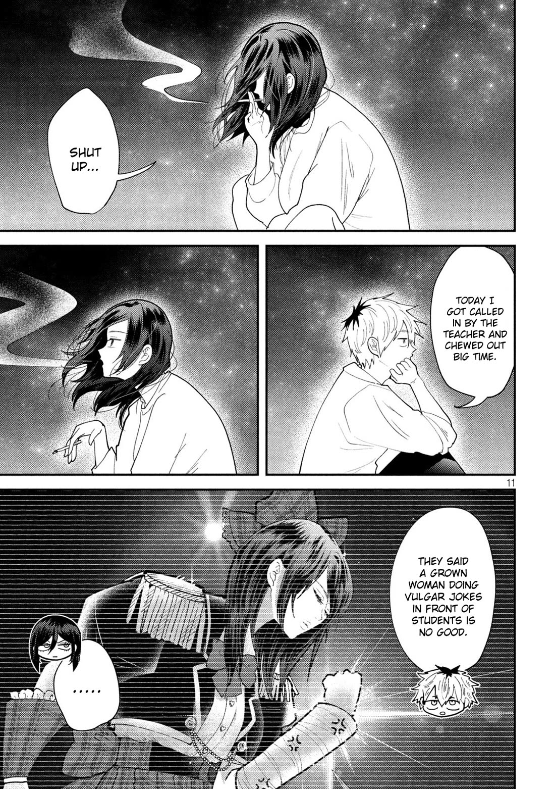 Heisei Remnant Soldier Sumire-chan Chapter 59 page 11 - Chapter 59: The Woman Who Starts Over