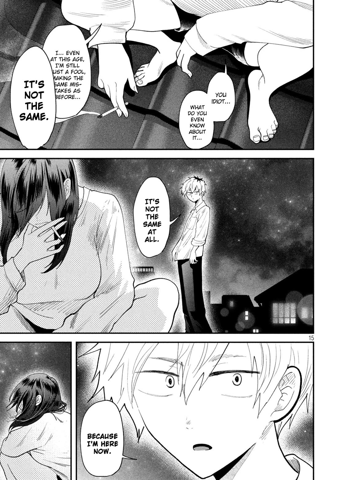 Heisei Remnant Soldier Sumire-chan Chapter 59 page 15 - Chapter 59: The Woman Who Starts Over