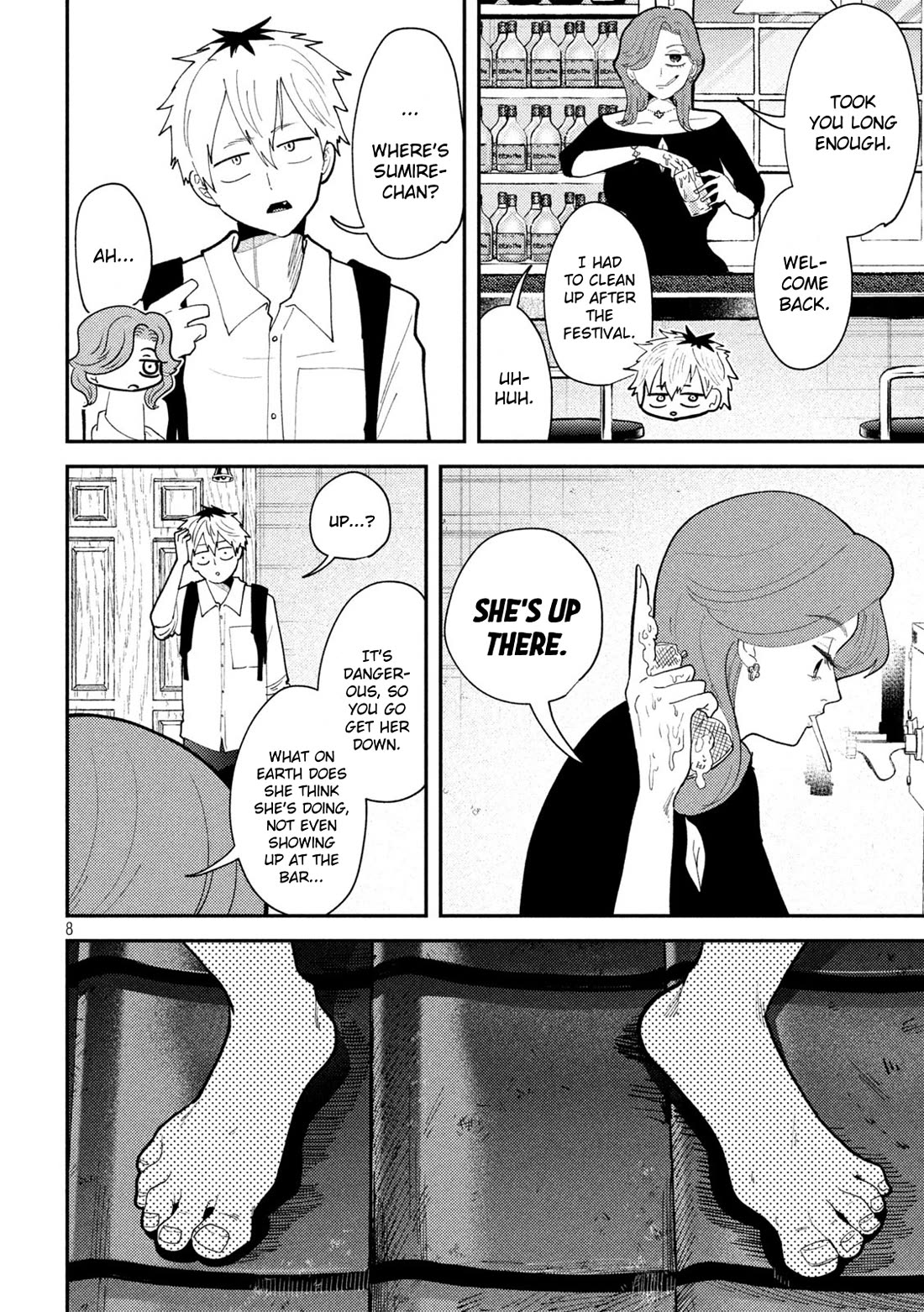 Heisei Remnant Soldier Sumire-chan Chapter 59 page 8 - Chapter 59: The Woman Who Starts Over