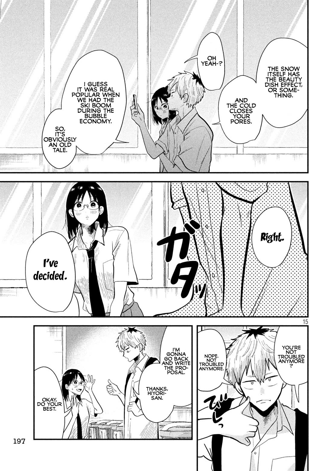 Heisei Remnant Soldier Sumire-chan Chapter 6 page 15 - Chapter 6: A Woman For Whom a Plan is Made