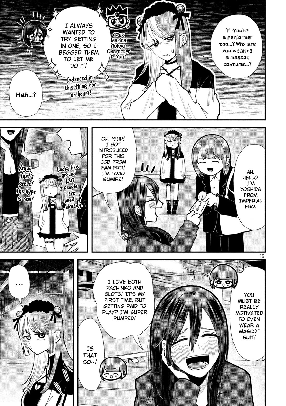 Heisei Remnant Soldier Sumire-chan Chapter 60 page 15 - Chapter 60: The Woman Who Becomes a Pachislot Performer