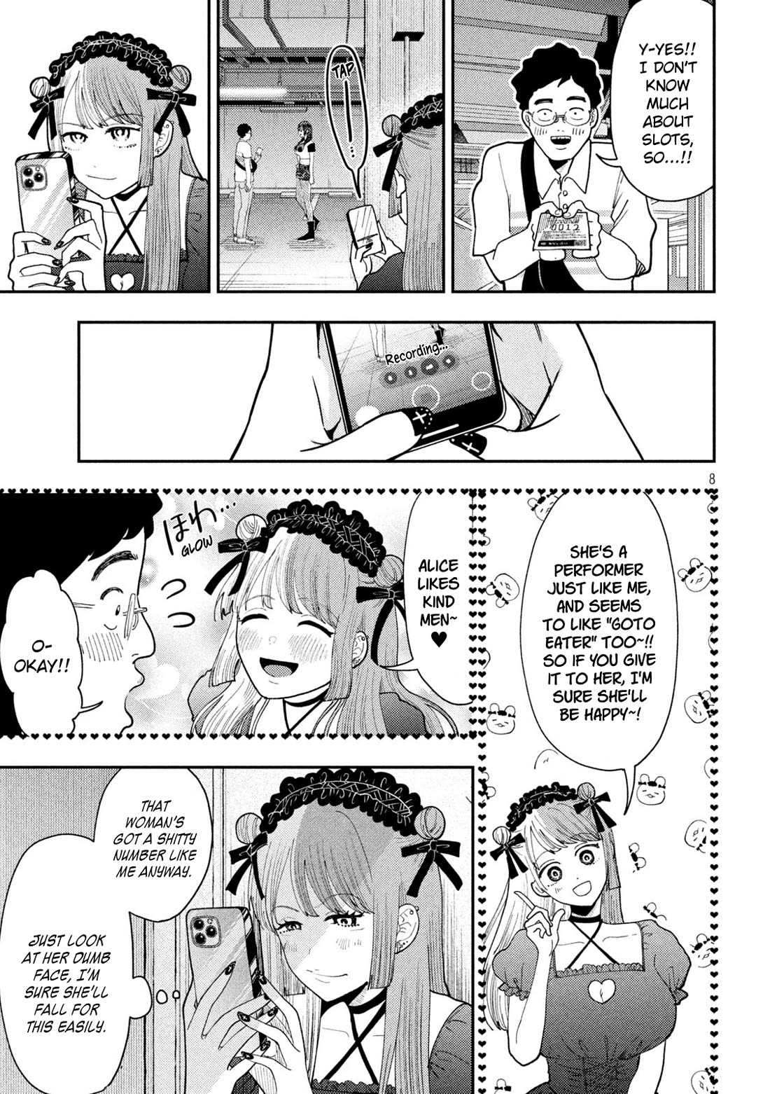 Heisei Remnant Soldier Sumire-chan Chapter 61 page 9 - Chapter 61: The Woman I Don't Like