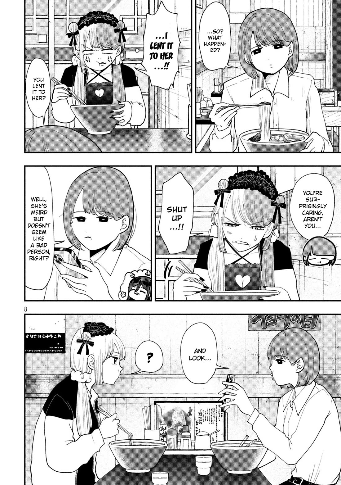 Heisei Remnant Soldier Sumire-chan Chapter 62 page 8 - Chapter 62: The Woman Who Passed By