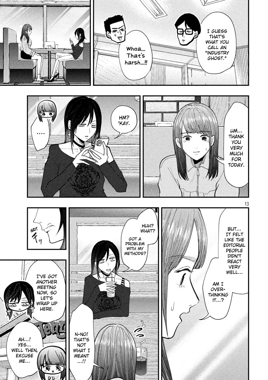 Heisei Remnant Soldier Sumire-chan Chapter 65 page 13 - Chapter 65: The Woman Left Behind