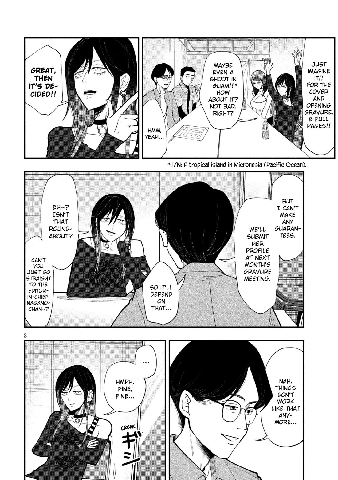Heisei Remnant Soldier Sumire-chan Chapter 65 page 8 - Chapter 65: The Woman Left Behind