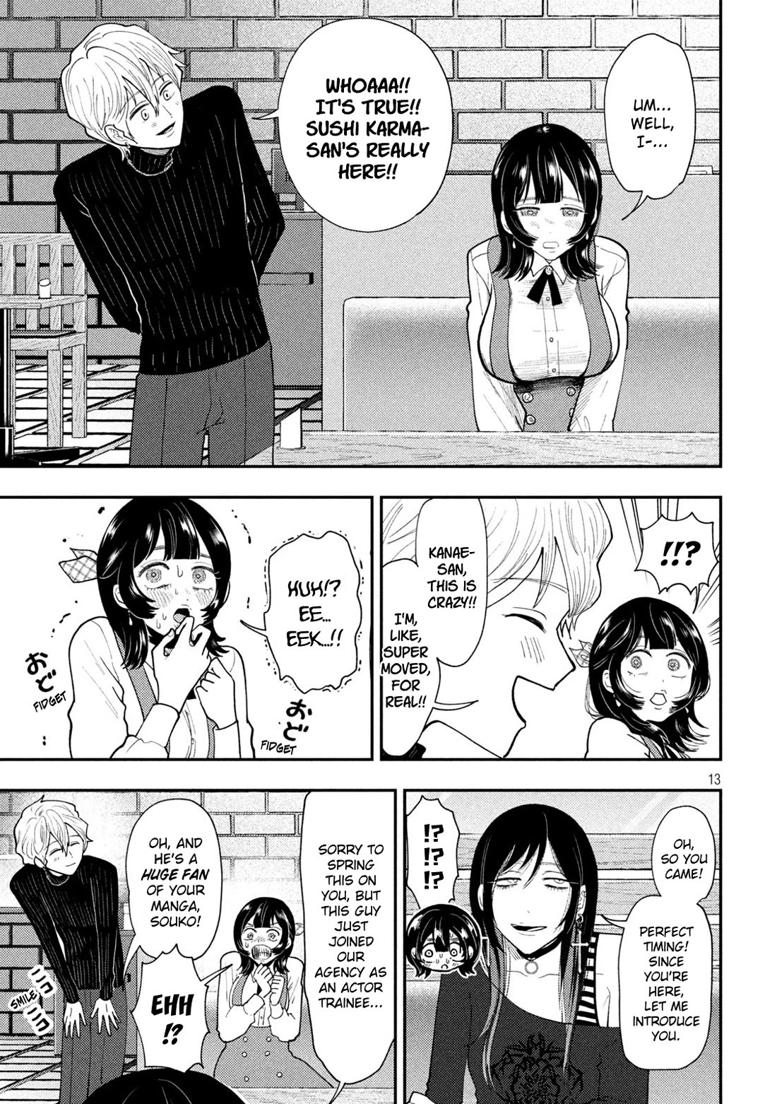 Heisei Remnant Soldier Sumire-chan Chapter 66 page 13 - Chapter 66: A Woman Who's Way Too Easy