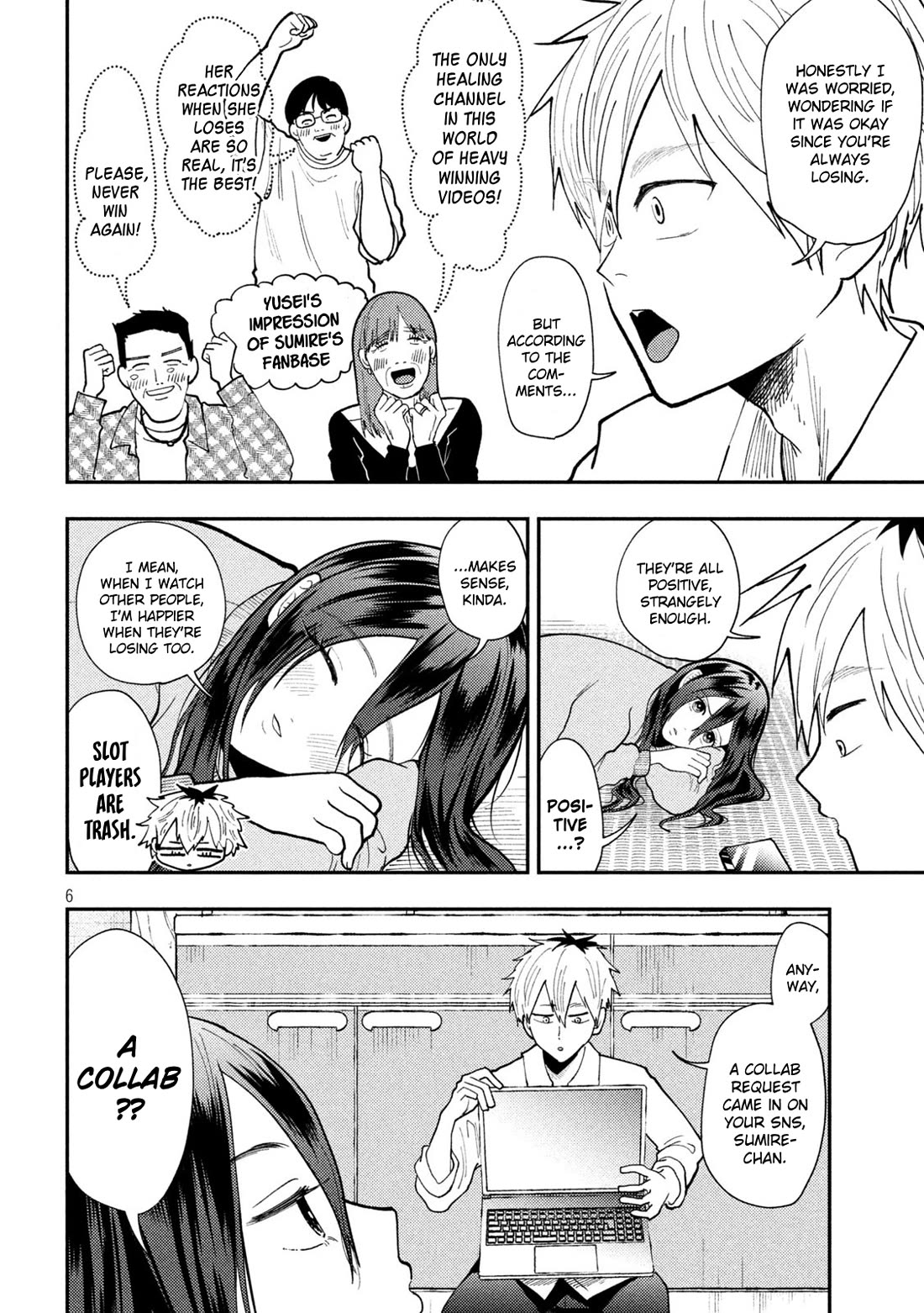 Heisei Remnant Soldier Sumire-chan Chapter 67 page 6 - Chapter 67: The Woman Who Forces Her Way Into A Tight Industry