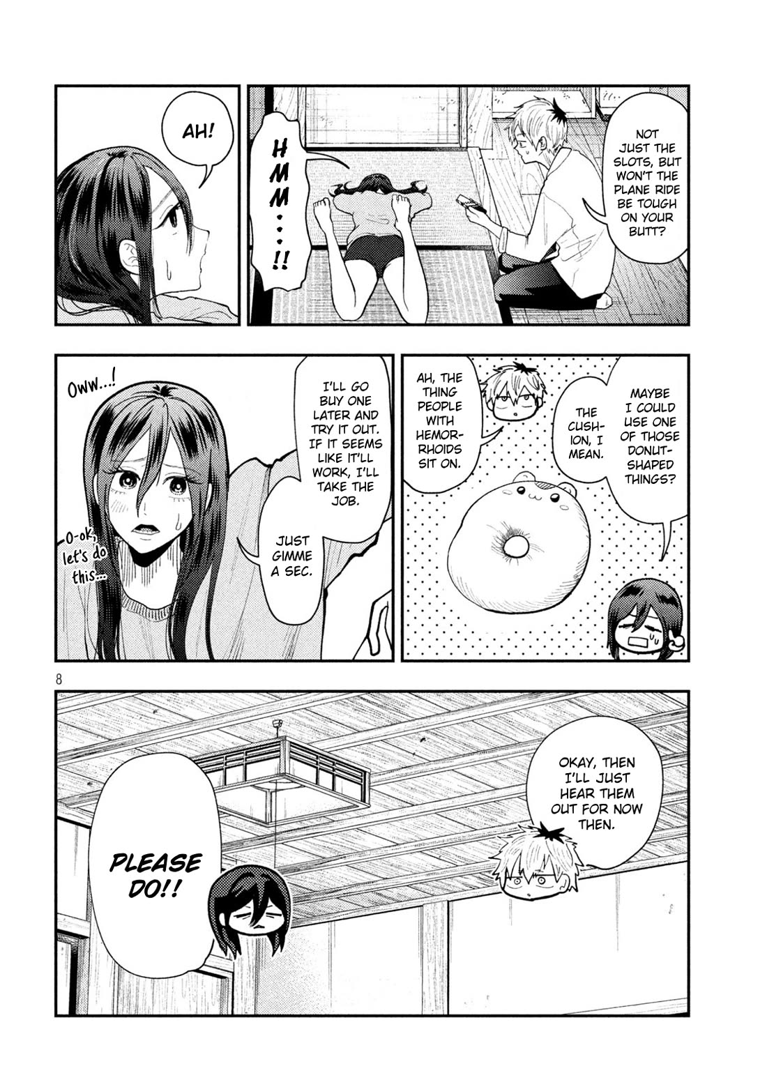 Heisei Remnant Soldier Sumire-chan Chapter 67 page 8 - Chapter 67: The Woman Who Forces Her Way Into A Tight Industry