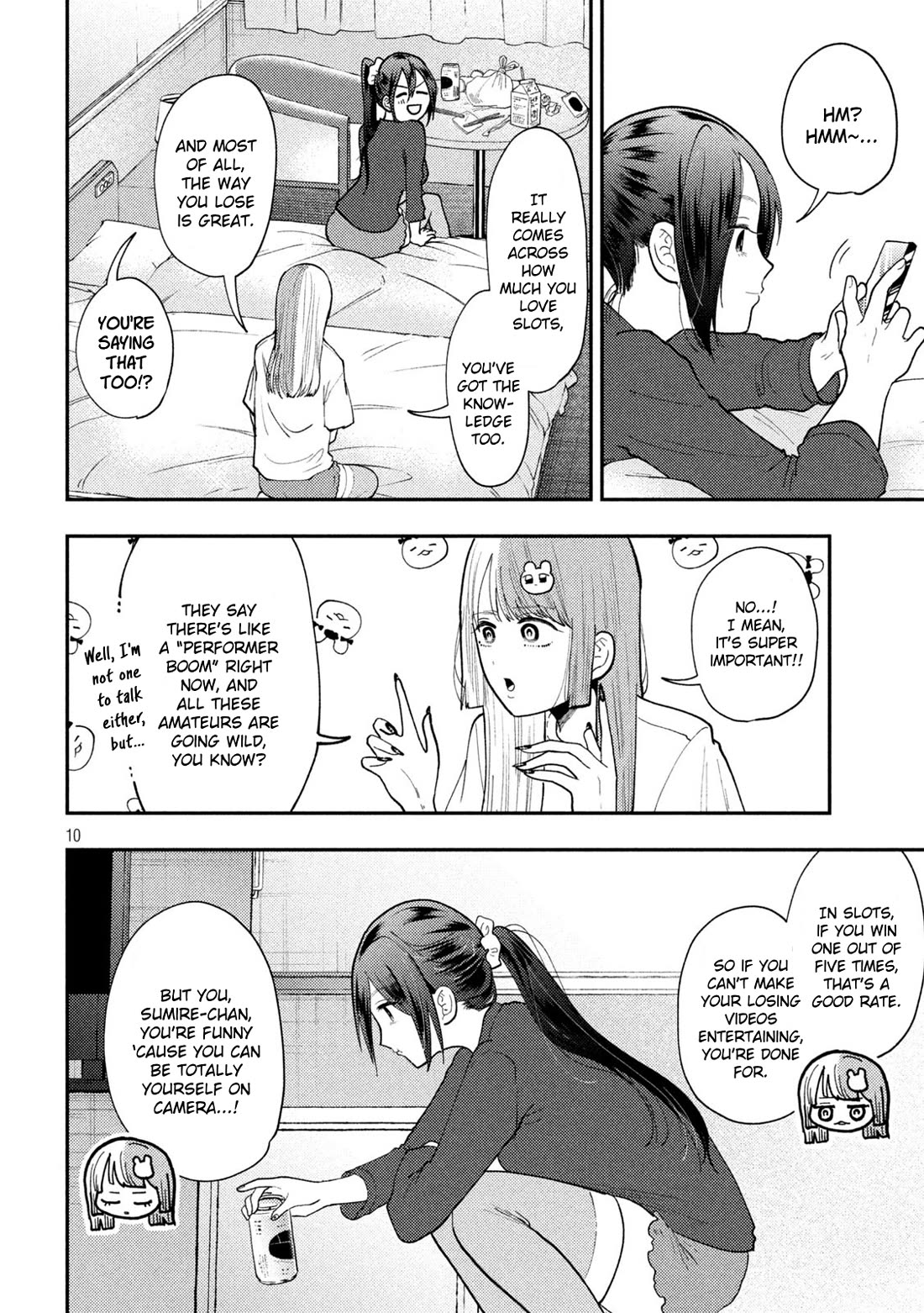 Heisei Remnant Soldier Sumire-chan Chapter 68 page 10 - Chapter 68: The Woman Who Hesitates A Little