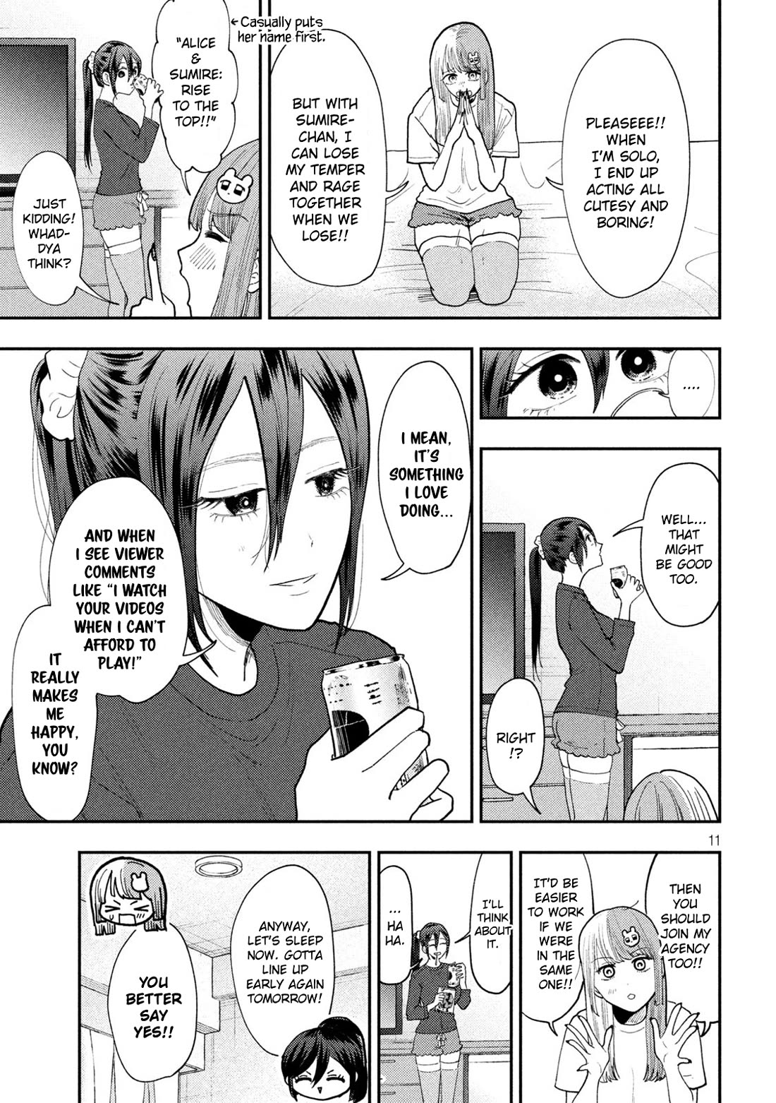 Heisei Remnant Soldier Sumire-chan Chapter 68 page 11 - Chapter 68: The Woman Who Hesitates A Little