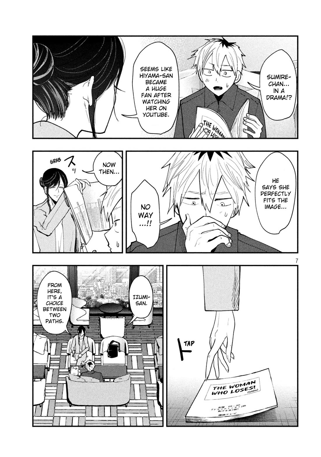 Heisei Remnant Soldier Sumire-chan Chapter 69 page 7 - Chapter 69: The Woman Who Runs