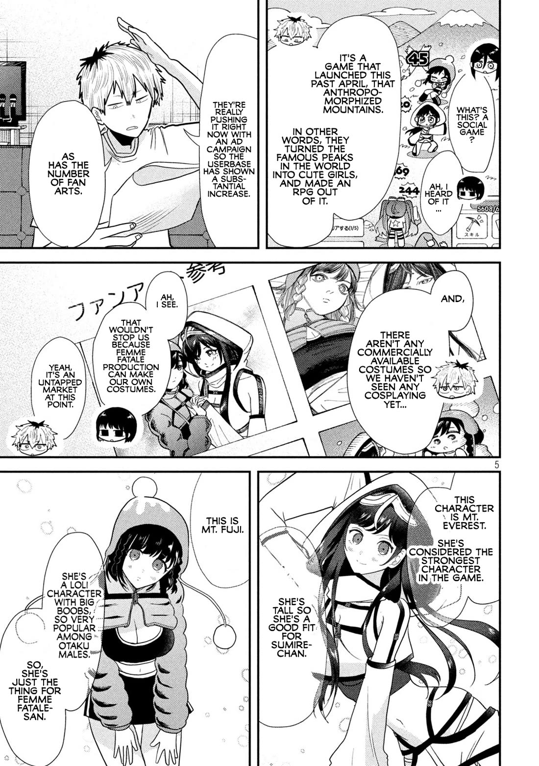 Heisei Remnant Soldier Sumire-chan Chapter 7 page 5 - Chapter 7: A Woman in a Planning Meeting