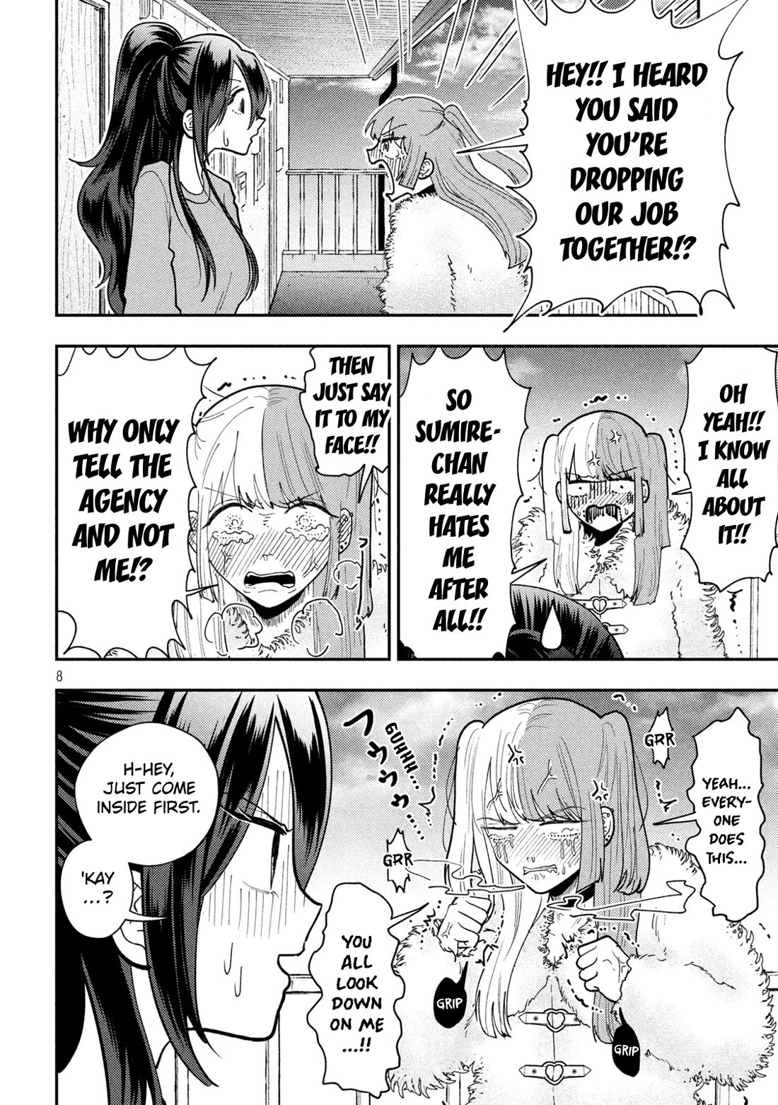 Heisei Remnant Soldier Sumire-chan Chapter 86 page 8 - Chapter 86: The Woman Who Finally Realized