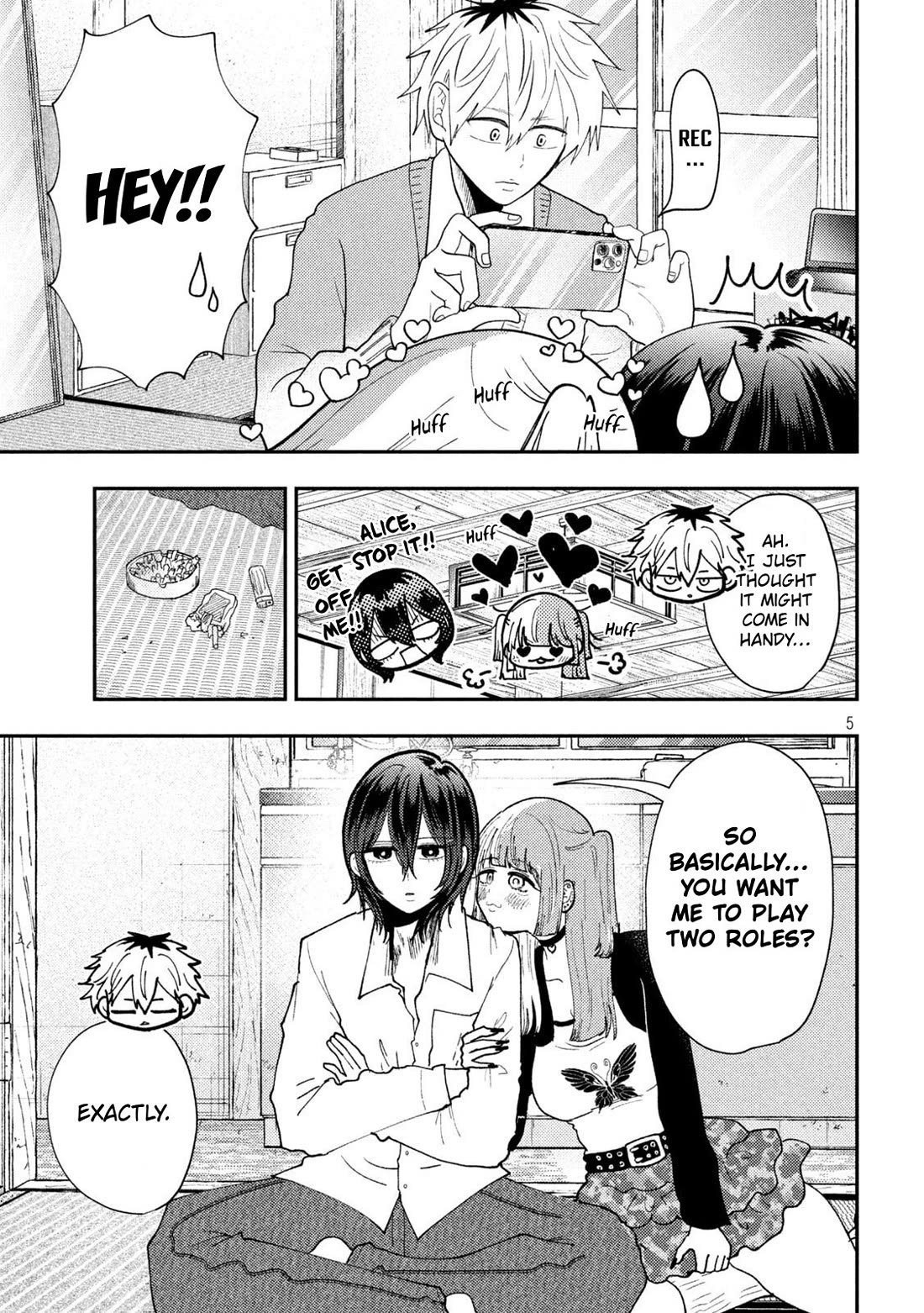 Heisei Remnant Soldier Sumire-chan Chapter 87 page 5 - Chapter 87: The Blood-Stirring Woman