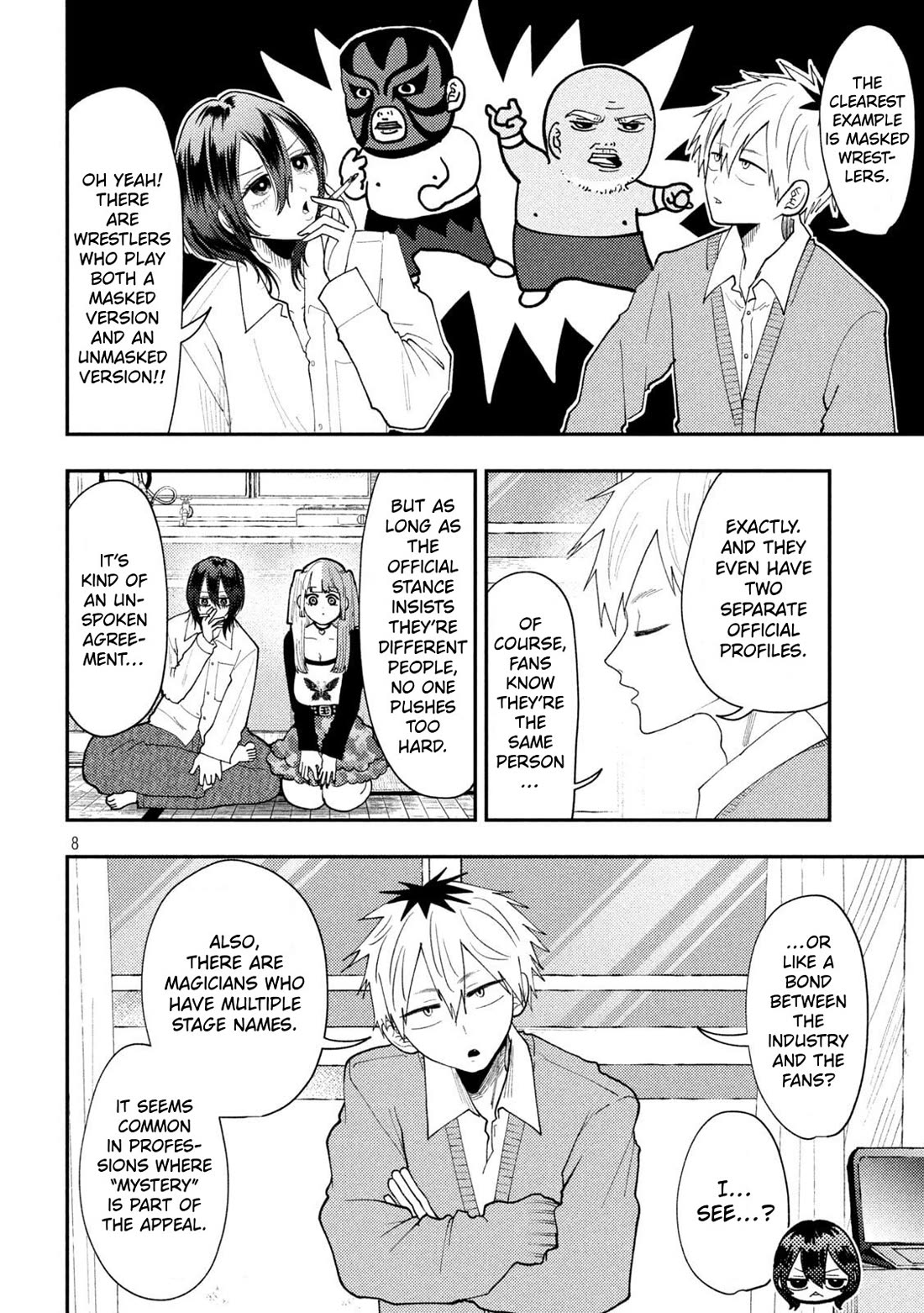 Heisei Remnant Soldier Sumire-chan Chapter 87 page 8 - Chapter 87: The Blood-Stirring Woman
