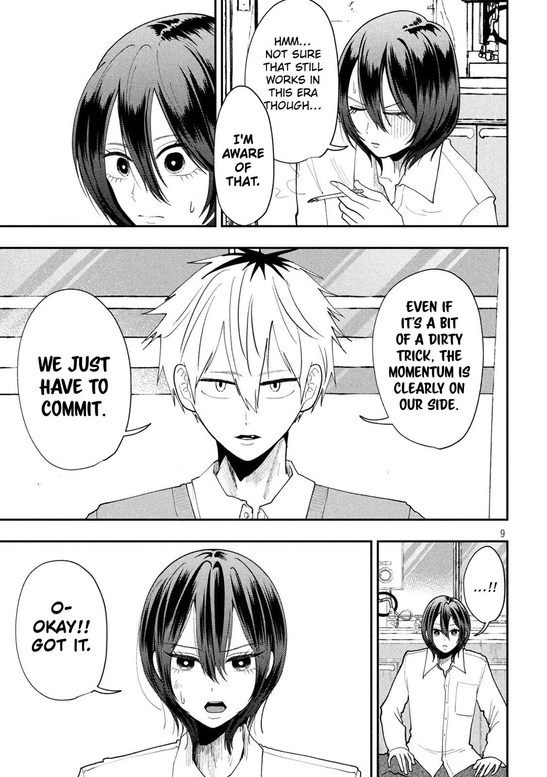 Heisei Remnant Soldier Sumire-chan Chapter 87 page 9 - Chapter 87: The Blood-Stirring Woman