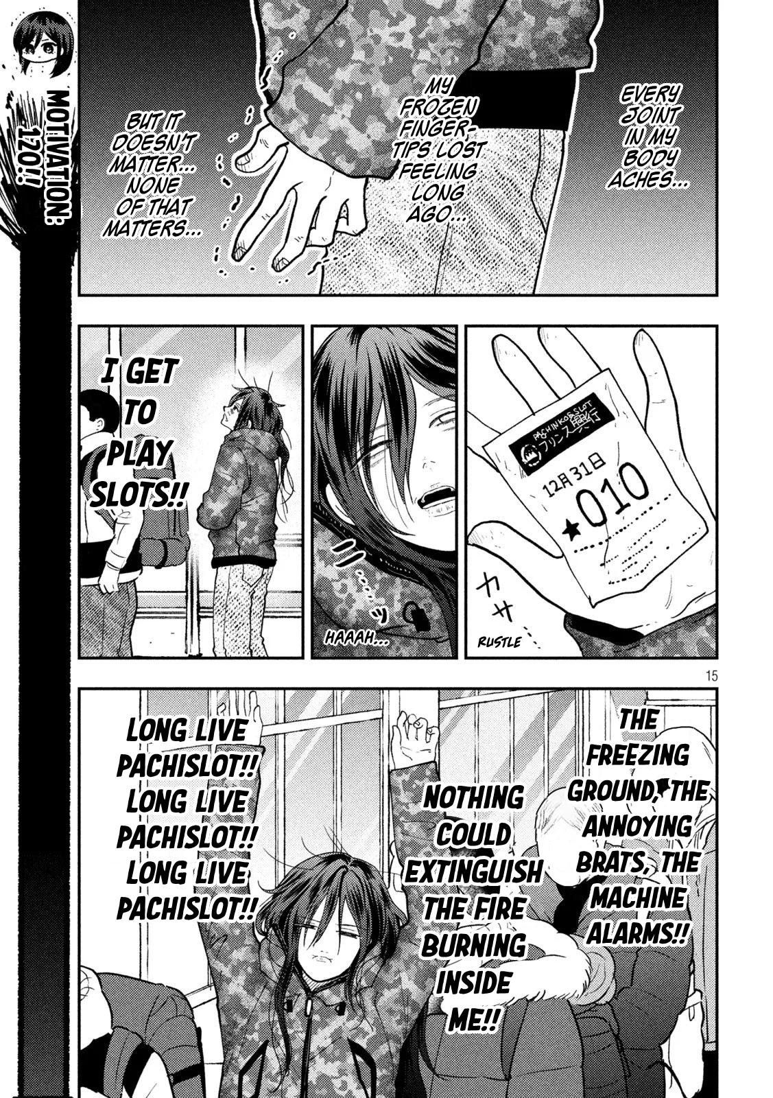 Heisei Remnant Soldier Sumire-chan Chapter 89 page 15 - Chapter 89: The Woman Who Opens Her Eyes