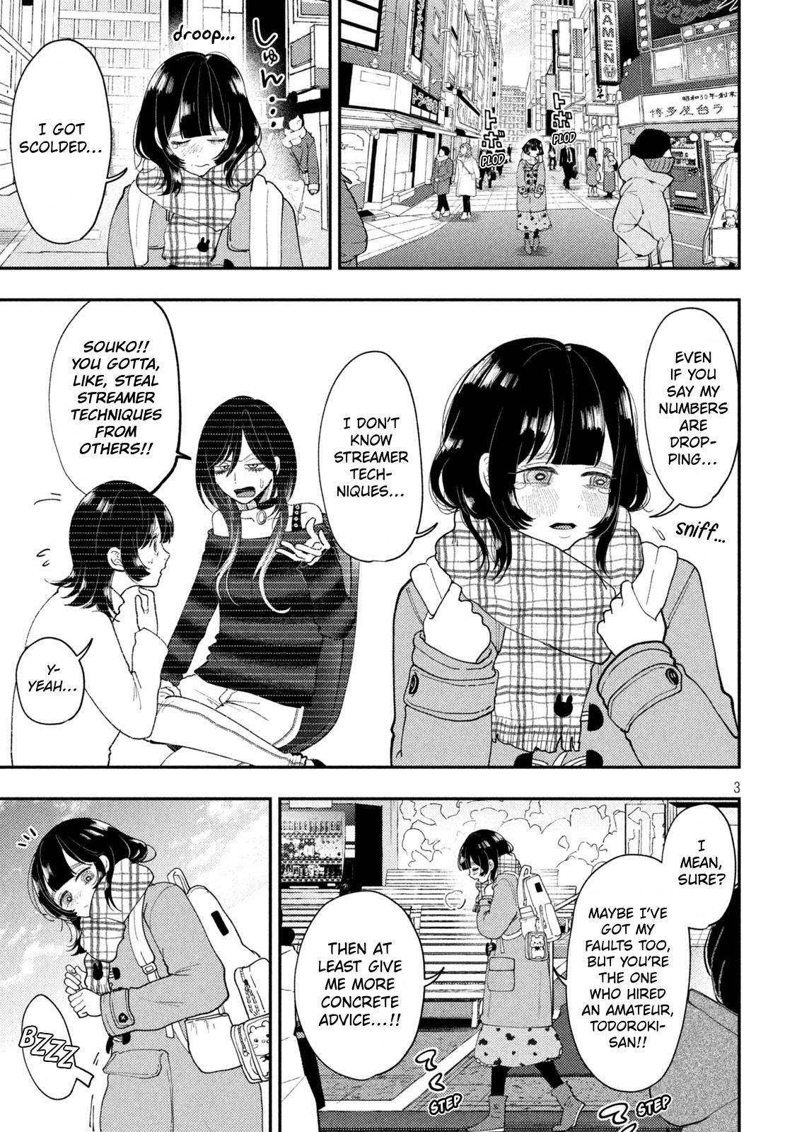 Heisei Remnant Soldier Sumire-chan Chapter 94 page 3 - Chapter 94: The Woman Who Screws Up Live
