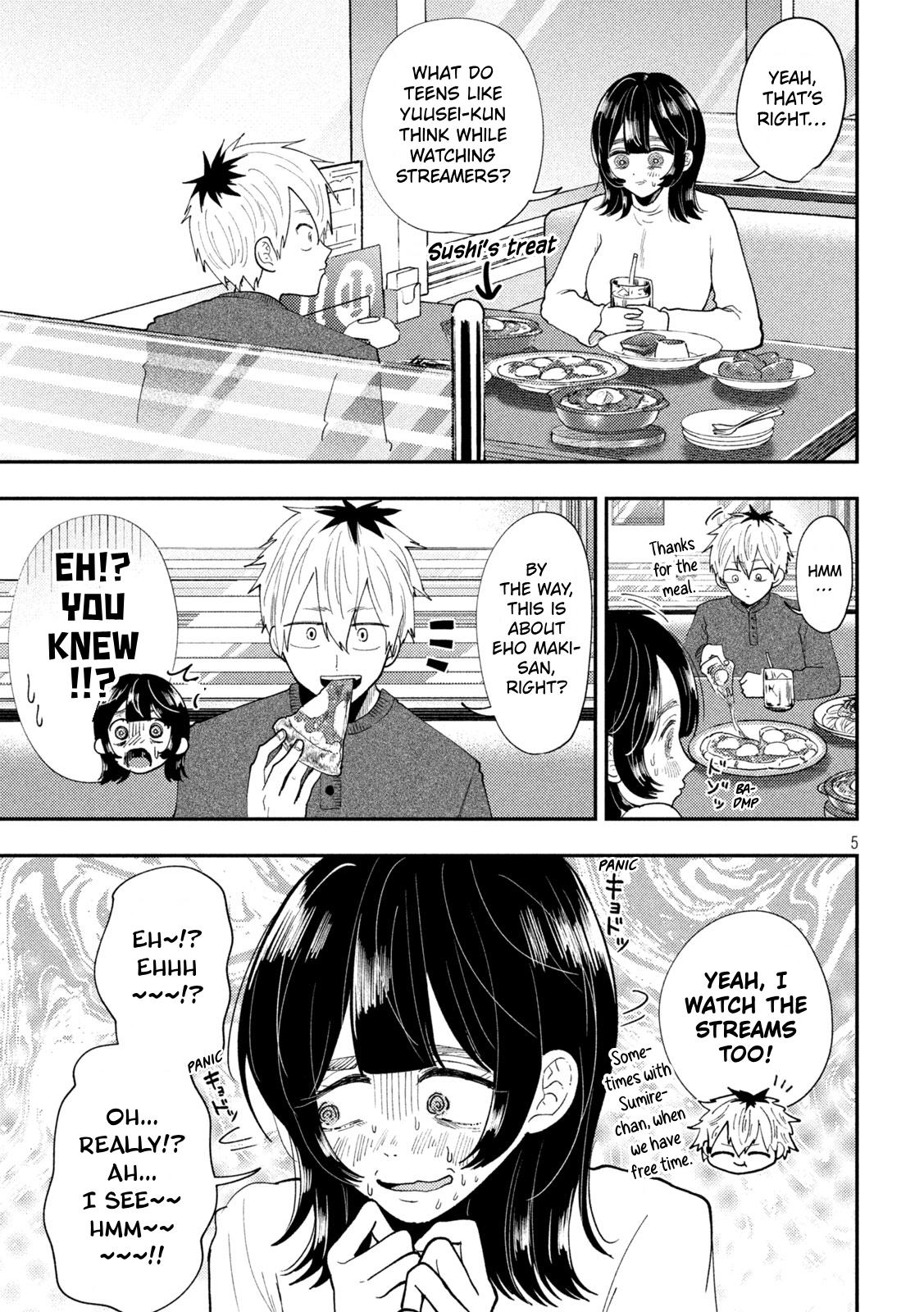 Heisei Remnant Soldier Sumire-chan Chapter 94 page 5 - Chapter 94: The Woman Who Screws Up Live