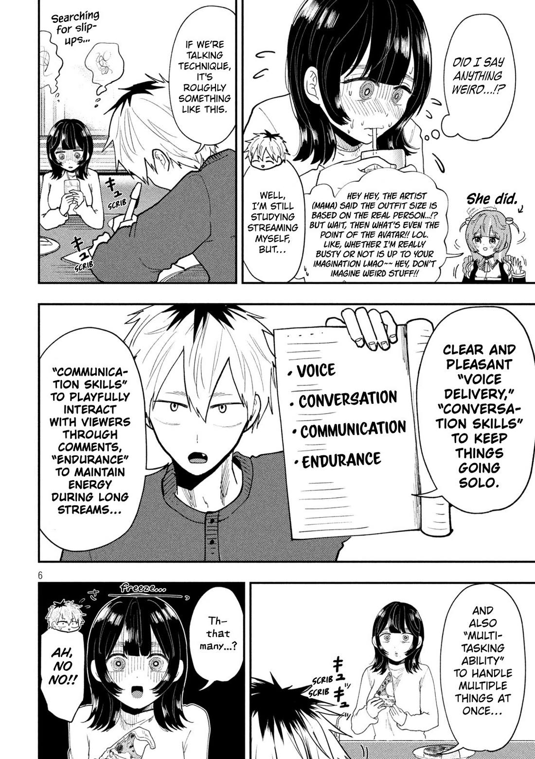 Heisei Remnant Soldier Sumire-chan Chapter 94 page 6 - Chapter 94: The Woman Who Screws Up Live
