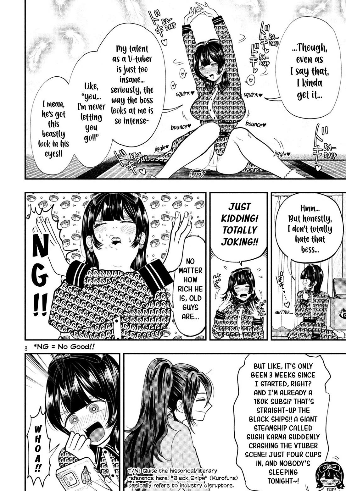 Heisei Remnant Soldier Sumire-chan Chapter 95 page 8 - Chapter 95: The Woman Who Slayed A God