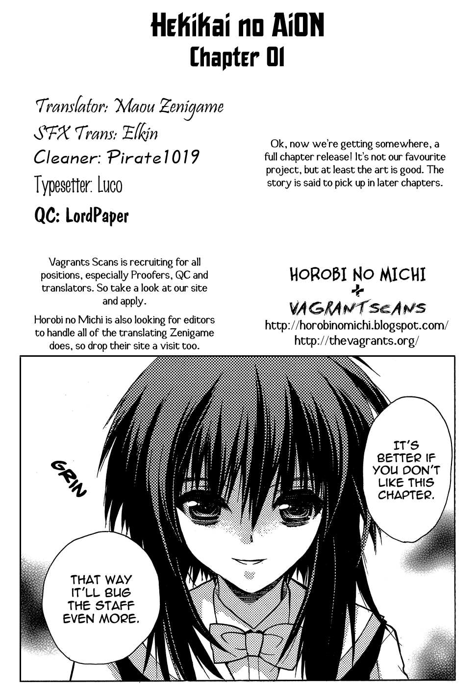 Hekikai no AiON Chapter 1 page 45 - Chapter 1: Low Calibur