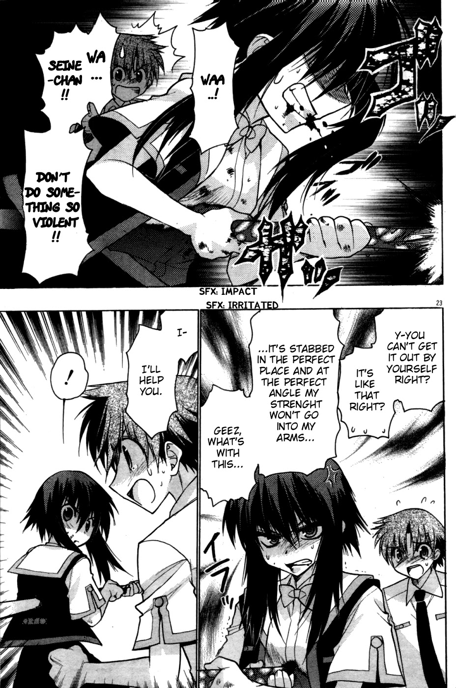 Hekikai no AiON Chapter 20 page 23 - Chapter 20: The Pierced Relationship