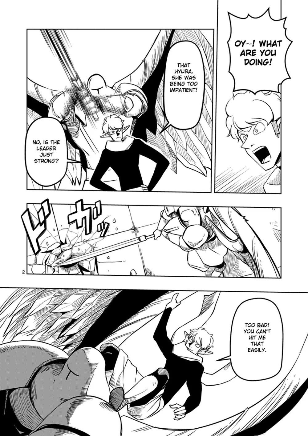 Helck Chapter 10 page 2 - Chapter 10: Shock