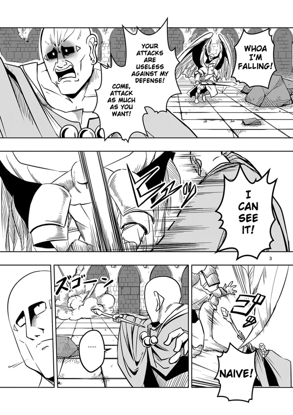 Helck Chapter 10 page 3 - Chapter 10: Shock
