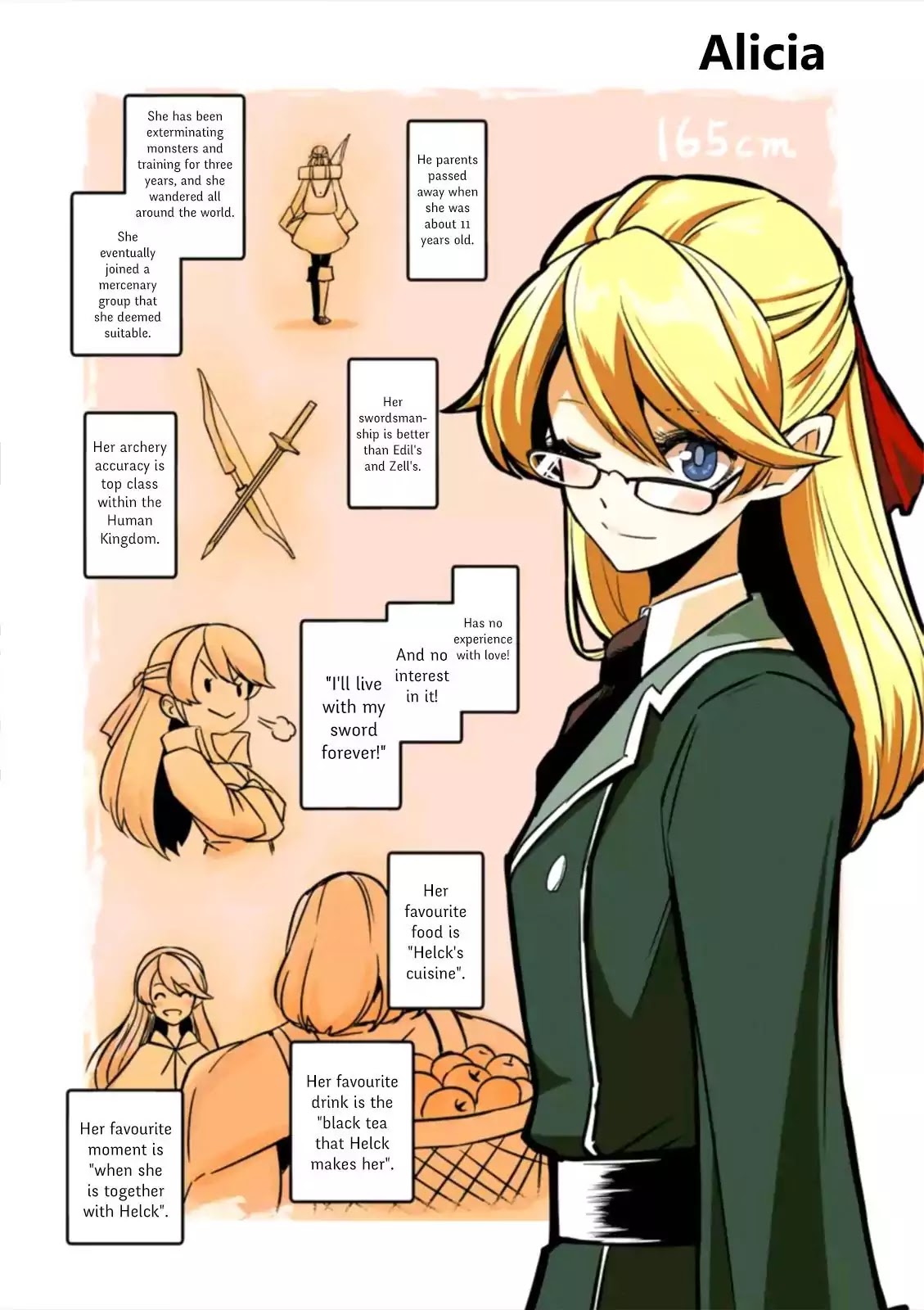 Helck Chapter 101.5 page 2 - Chapter 101.5 Omake: Character Profiles