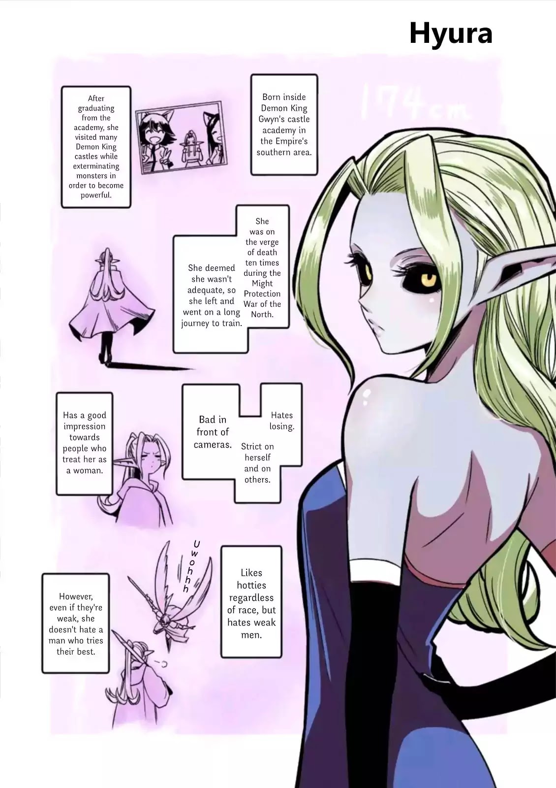Helck Chapter 101.5 page 4 - Chapter 101.5 Omake: Character Profiles