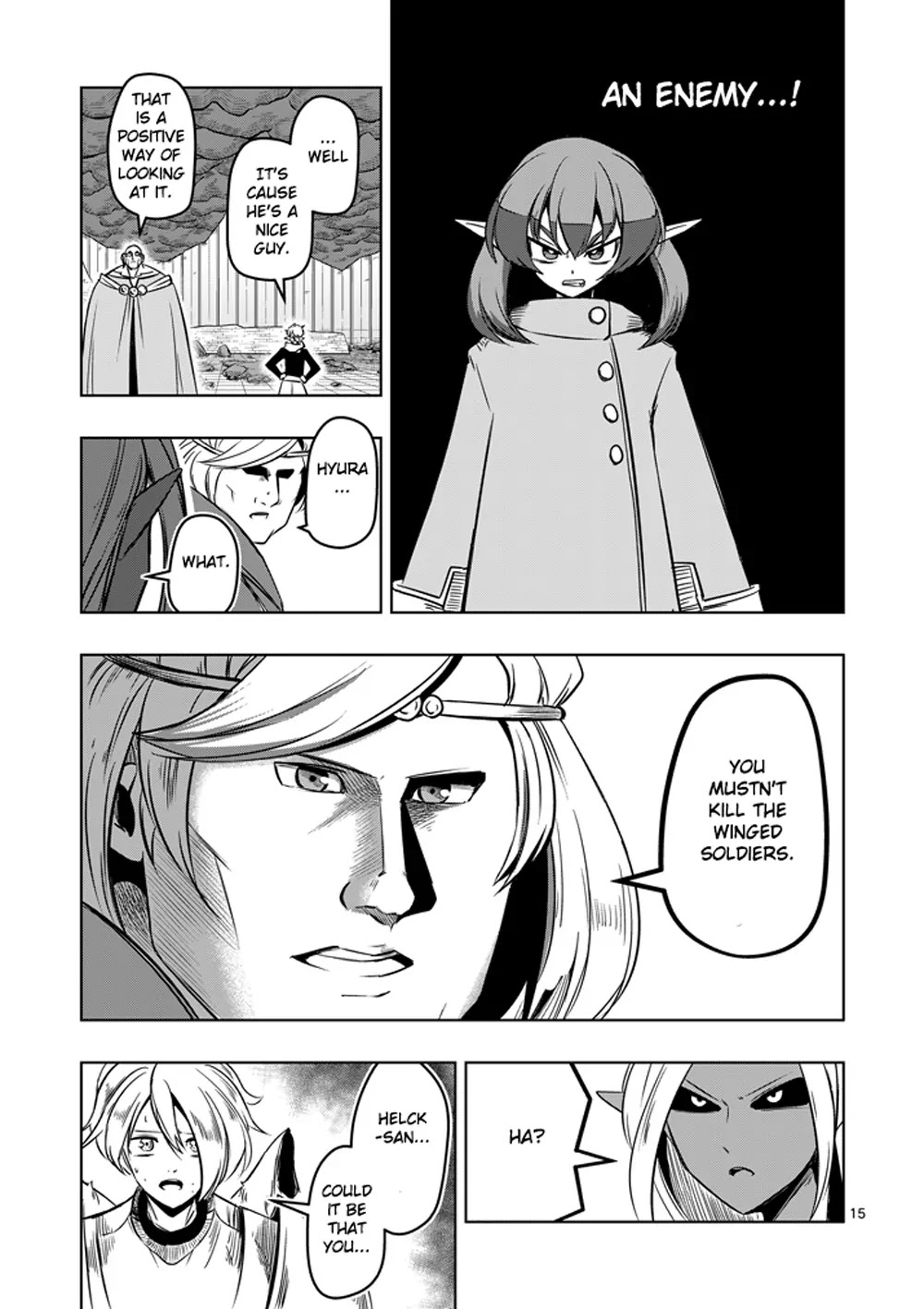 Helck Chapter 11 page 15 - Chapter 11: Hyura of the Aharudo Race