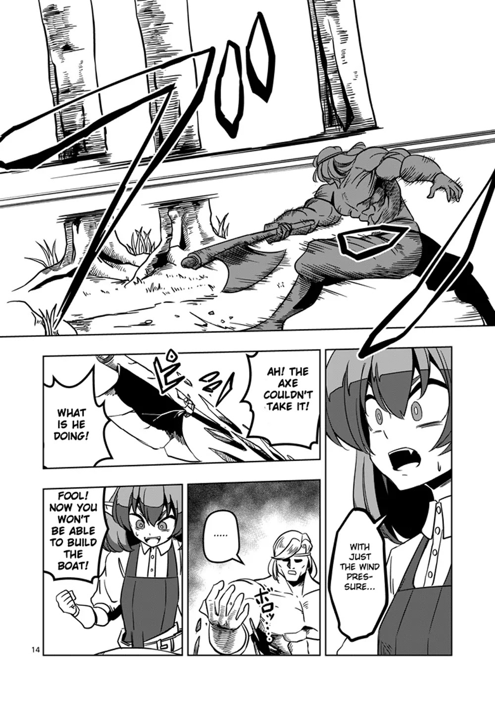Helck Chapter 15 page 14 - Chapter 15: The Village in a Remote Island