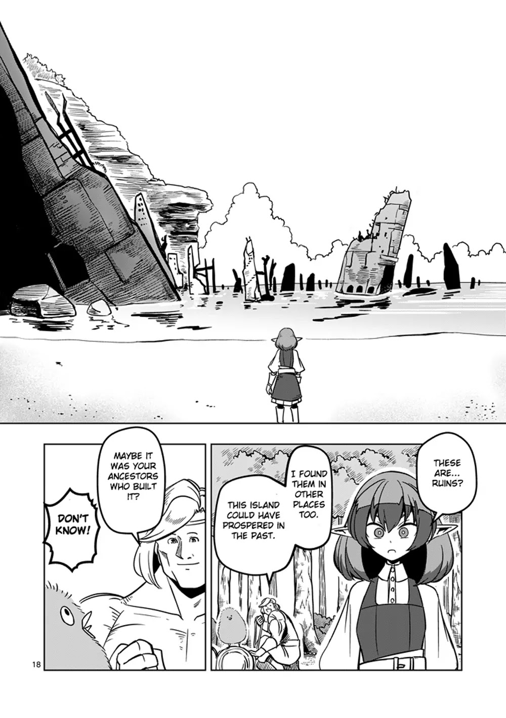 Helck Chapter 15 page 18 - Chapter 15: The Village in a Remote Island