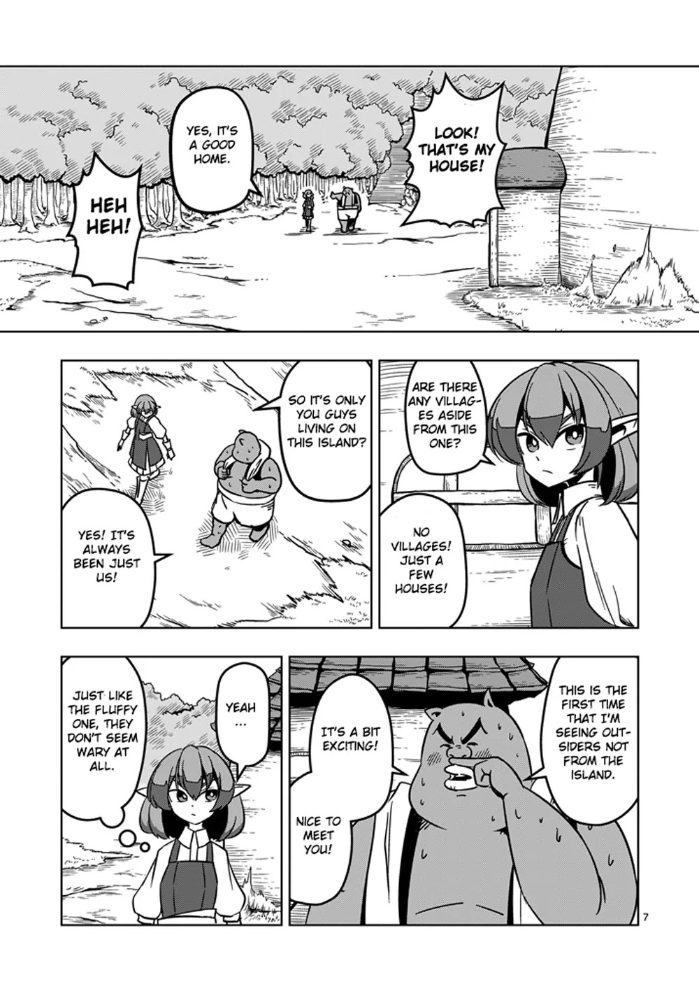 Helck Chapter 15 page 7 - Chapter 15: The Village in a Remote Island