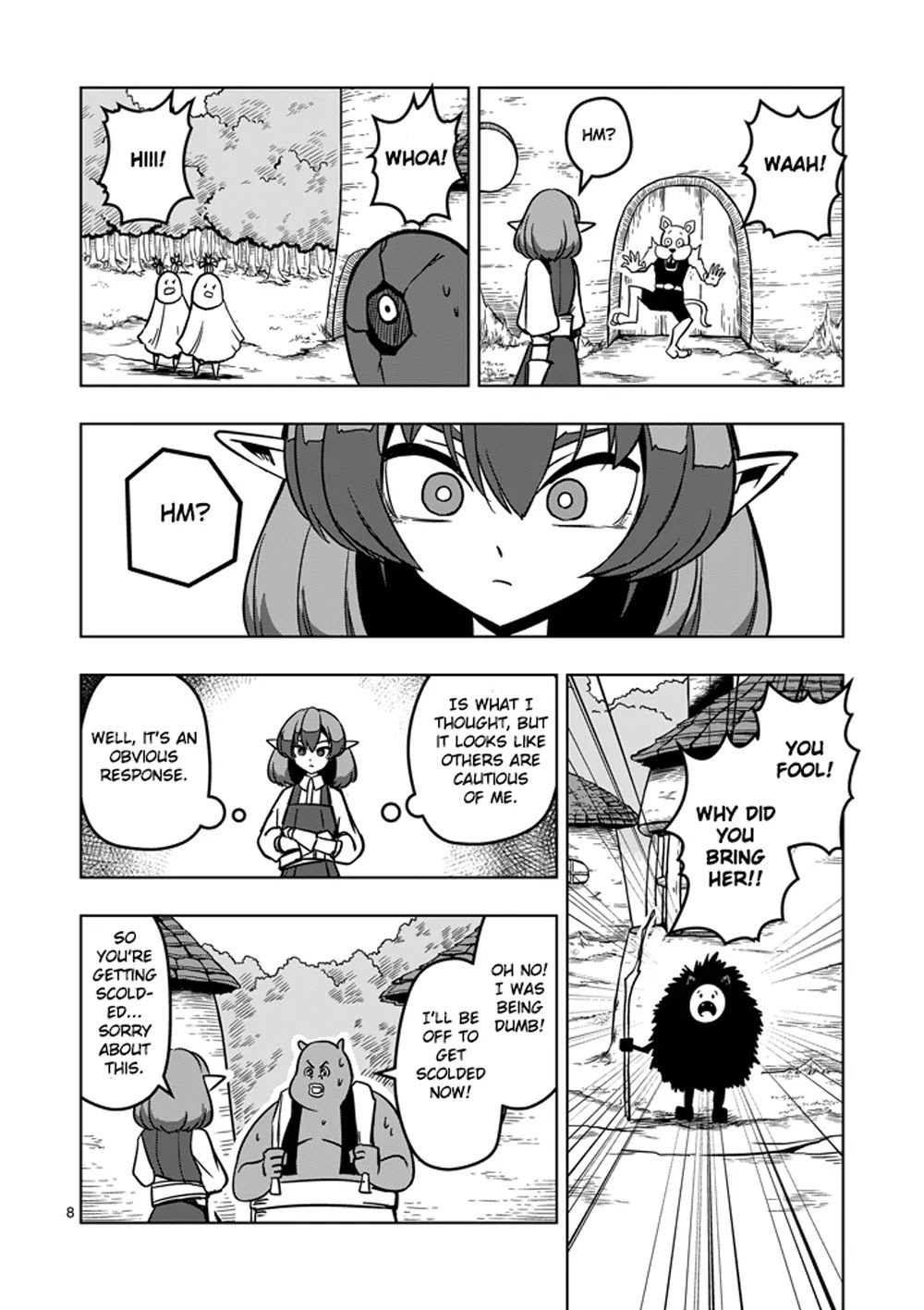 Helck Chapter 15 page 8 - Chapter 15: The Village in a Remote Island