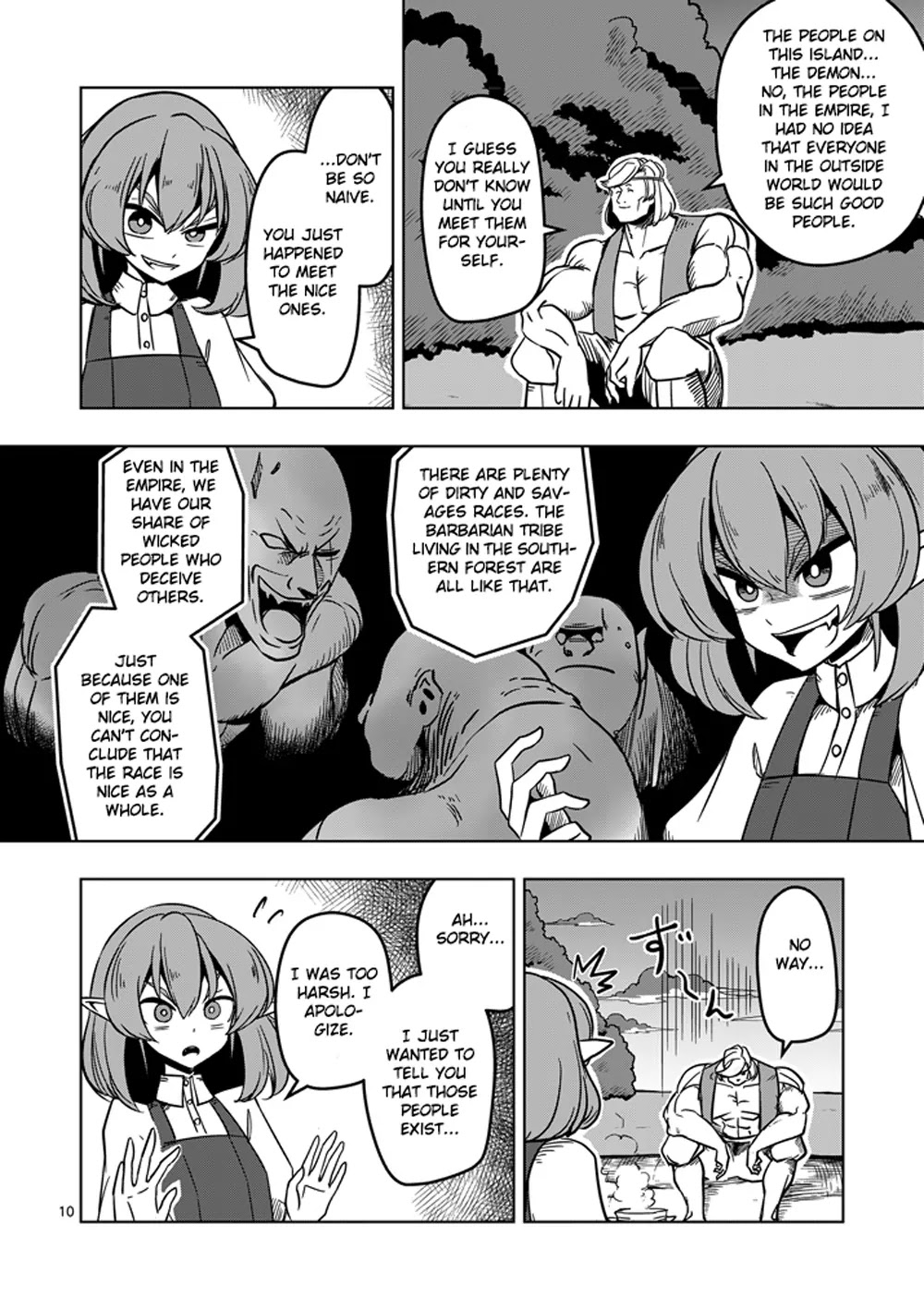 Helck Chapter 16 page 10 - Chapter 16: At the Campfire