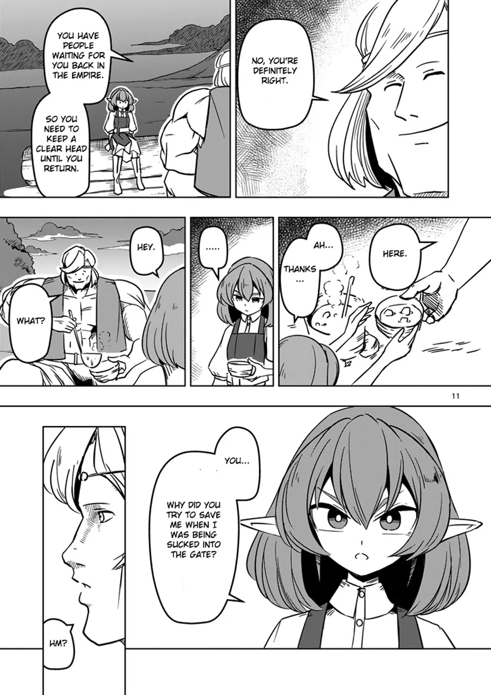 Helck Chapter 16 page 11 - Chapter 16: At the Campfire
