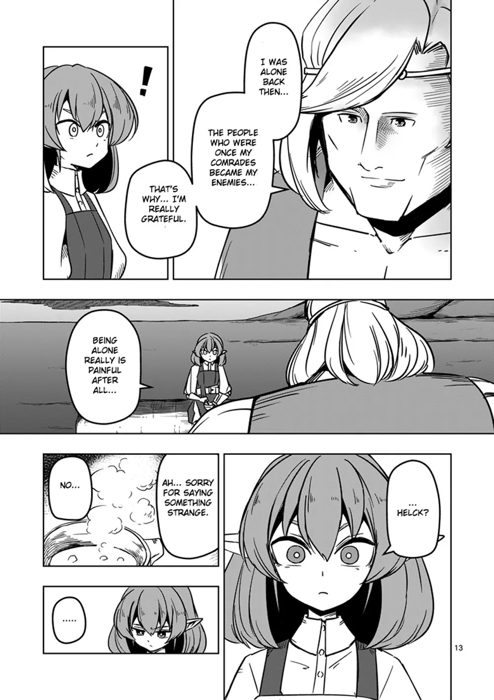 Helck Chapter 16 page 13 - Chapter 16: At the Campfire