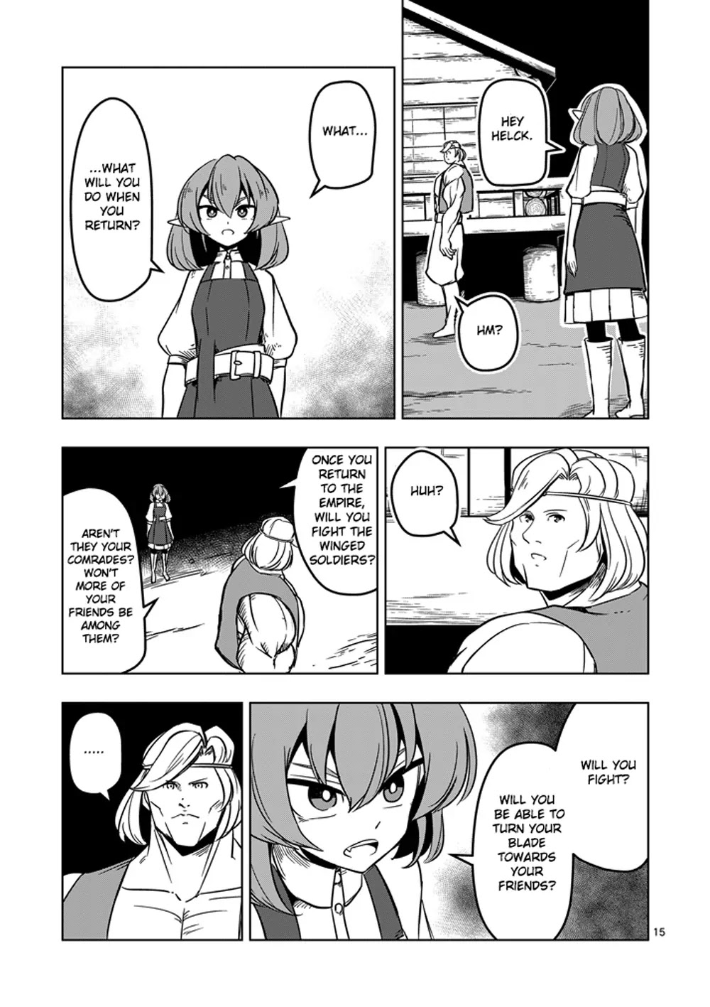 Helck Chapter 16 page 15 - Chapter 16: At the Campfire