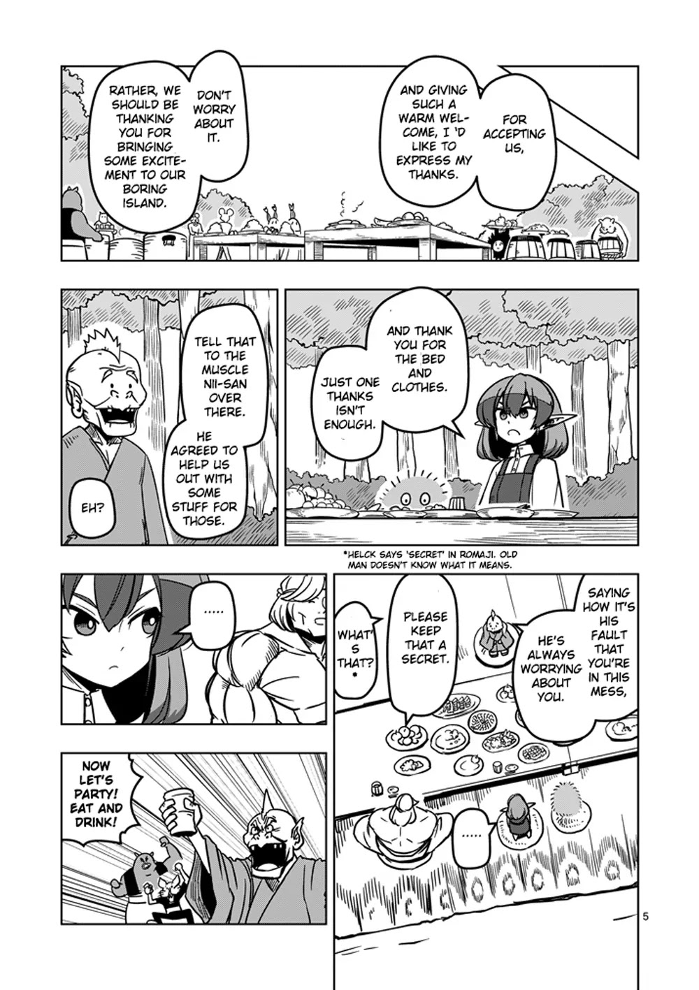 Helck Chapter 16 page 5 - Chapter 16: At the Campfire