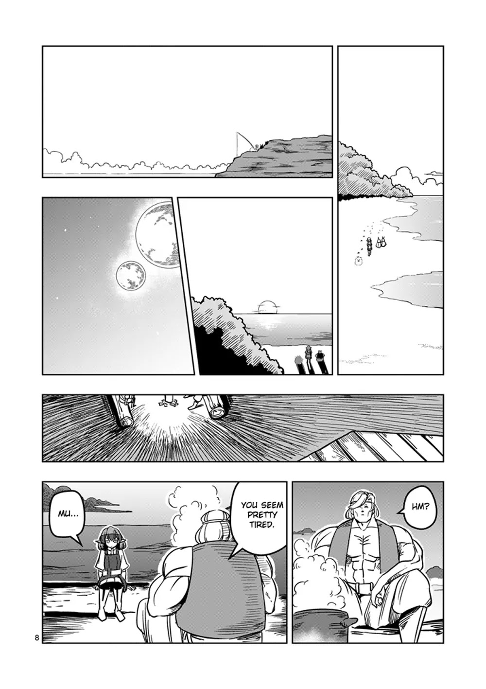 Helck Chapter 16 page 8 - Chapter 16: At the Campfire
