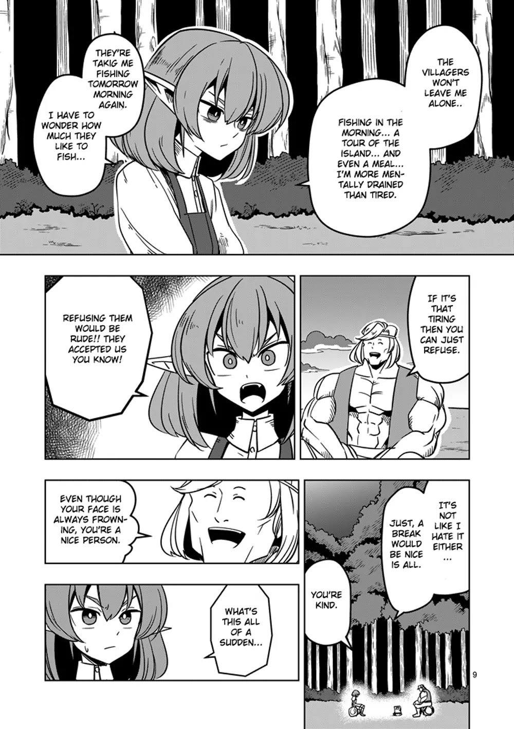 Helck Chapter 16 page 9 - Chapter 16: At the Campfire
