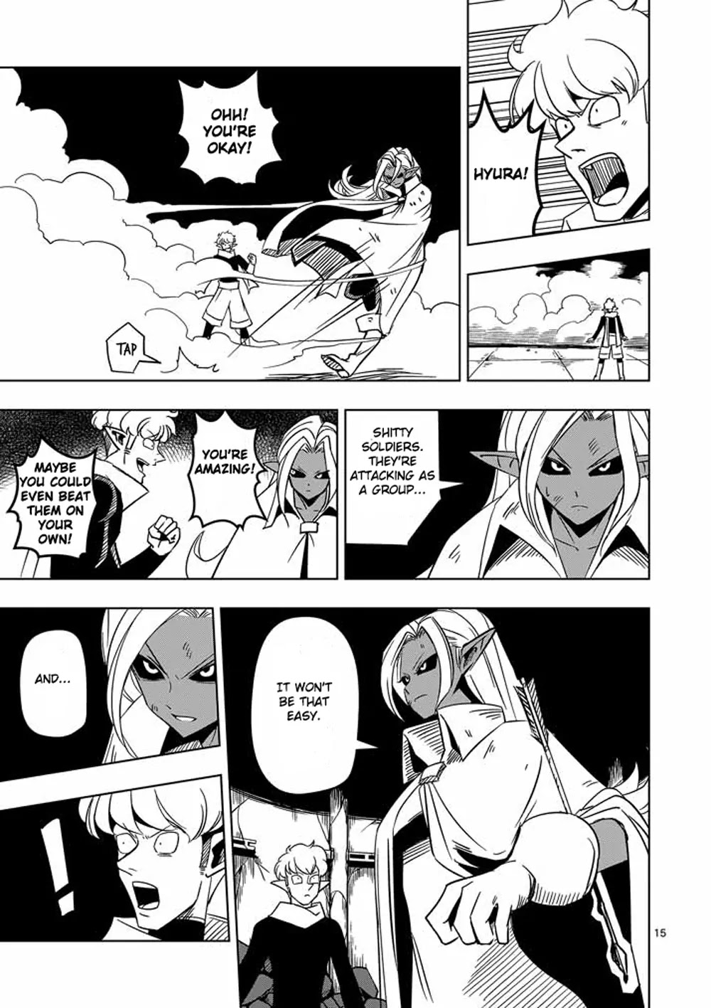 Helck Chapter 17 page 15 - Chapter 17: Attack, Winged Soldiers
