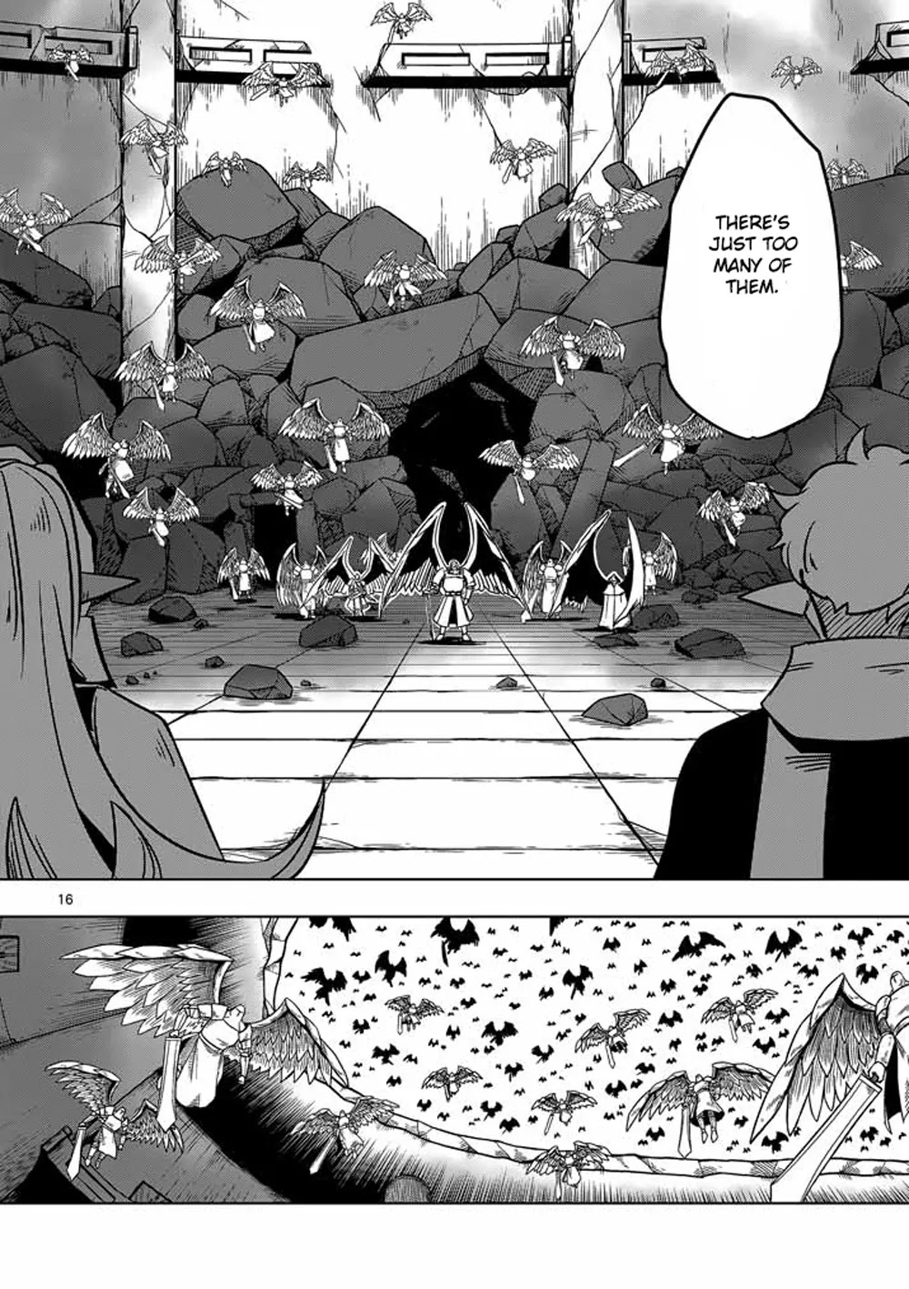 Helck Chapter 17 page 16 - Chapter 17: Attack, Winged Soldiers