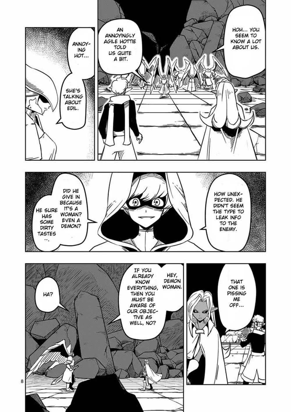 Helck Chapter 17 page 8 - Chapter 17: Attack, Winged Soldiers
