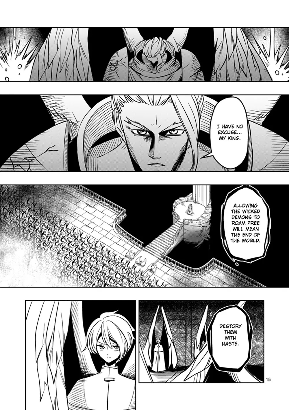 Helck Chapter 19 page 15 - Chapter 19: The Human King