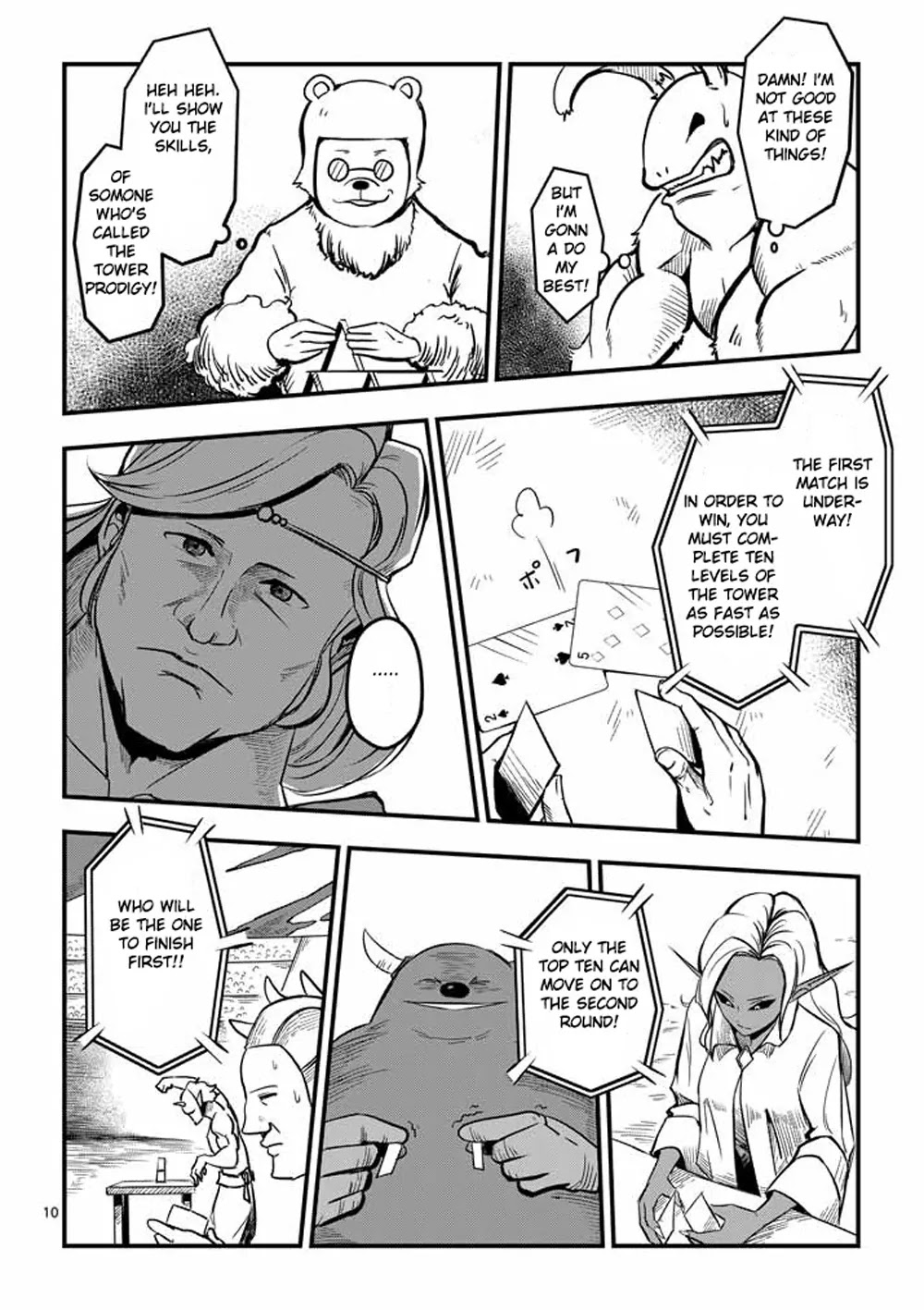 Helck Chapter 2 page 10 - Chapter 2: Card Tower